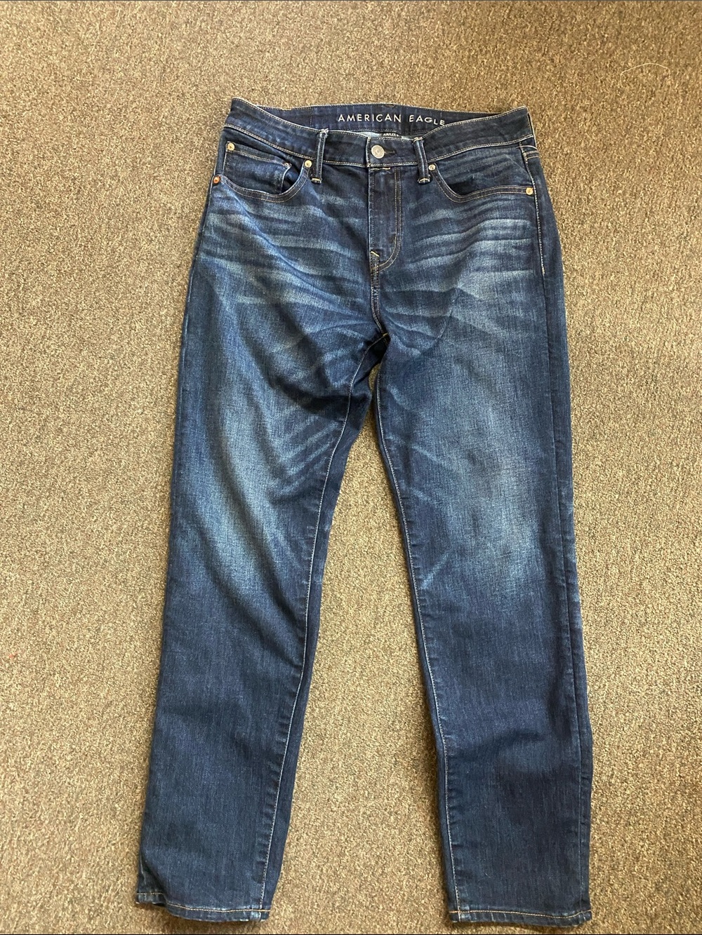 American Eagle Outfitters Men’s Blue Slim Straight Jeans